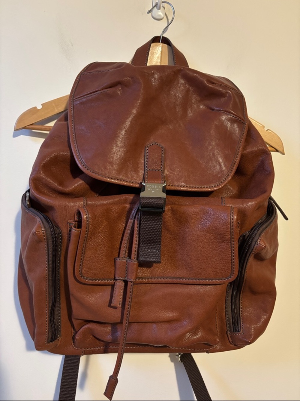 Fossil “Ridge” Leather Backpack - Picture 5 of 11